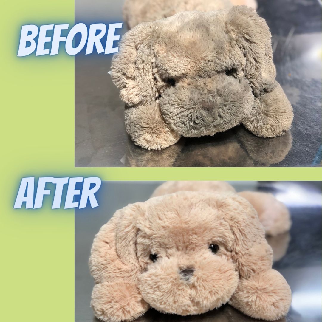 Toy cleaning service before and after