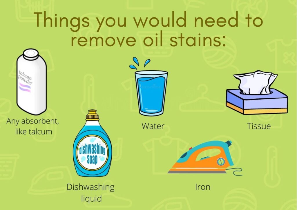 How to remove oil stains from clothes- Things you need to remove them